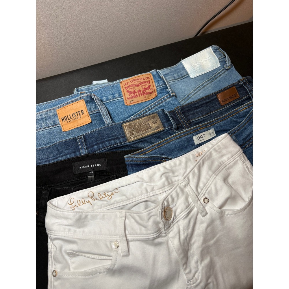 Womens Jean Reseller Bundle 8 Levis True Religion Diesel Lilly Pulitzer 10lb